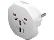 UNIWERSALNY ADAPTER PODRÓŻNY PRZEJŚCIÓWKA WTYCZKA USA UK AUS EU PL 2500W 250V STHOR 72440