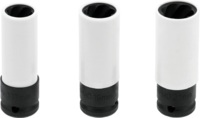 WYKRĘTAKI NASADKI DO USZKODZONYCH OBROBIONYCH ŚRUB DO FELG ALUMINIOWYCH 1/2'' 17mm 19mm 21mm YATO YT-05920