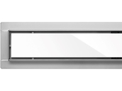 ODPŁYW LINIOWY WHITE GLASS SLIM SZKŁO 60 CM WET&DRY HARTOWANY FALA 75381
