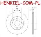 Tarcza hamulcowa wentylowana MIKODA 0811 - ACURA INTEGRA HONDA CIVIC II Shuttle (EE) CIVIC IV Hatchback (EC,ED,EE) CIVIC IV Sedan (ED) CRX I (AF, AS) CRX II (ED, EE) INTEGRA Hatchback (DA) - OŚ PRZEDNIA