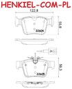 Klocki QUARO QP0434 74307 - ALFA ROMEO GIULIA (952_) STELVIO (949_) - OŚ TYLNA