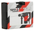 MŁOT UDAROWY KUJĄCY MŁOTOWIERTARKA  SDS+ 3 FUNKCJE 1500W 6J  + DŁUTA WALIZKA YATO YT-82117