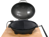 GRILL ELEKTRYCZNY RUSZT ROŻEN 2 POWIERCHNIE GRZEWCZE 2000-2400W LUND 67420 