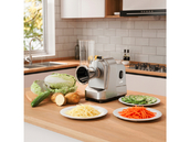 ELEKTRYCZNA SZATKOWNICA DO WARZYW 5 TAREK TARCZ ZE STALI NIERDZEWNEJ 250W LUND 67830