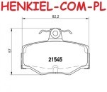 Tarcze hamulcowe pełne MIKODA 1530 GT malowane, nacinane, wiercone, kolor: czarny + KLOCKI SAMKO 5SP387 - NISSAN ALMERA TINO (V10) - OŚ TYLNA