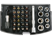 ZESTAW UDAROWYCH KOŃCÓWEK ŚRUBOKRĘTOWYCH BITY UDAROWE 34 SZT. YATO YT-04623