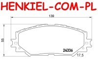 Tarcze hamulcowe wentylowane MIKODA 2246 GT malowane, nacinane, wiercone, kolor: czarny + KLOCKI QUARO QP2599C ceramiczne - TOYOTA AURIS (_E15_) COROLLA Sedan (_E15_) COROLLA Sedan (_E18_, ZRE1_) - OŚ PRZEDNIA