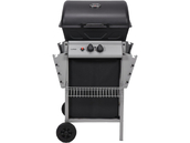 PRZENOŚNY GRILL GAZOWY BAVEN 2 PALNIK, 5,5KW STALOWY RUSZT ROŻEN LUND 99644 