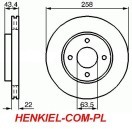 TARCZE I KLOCKI MEYLE 7155217002 0252315419 FORD FOCUS I  -- PRZÓD