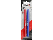 MARKERY TECHNICZNE DO ZNAKOWANIA  KPL. 2 SZT / NIEBIESKI-CZERWONY YATO YT-69301 