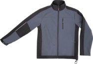 KURTKA BLUZA SOFTSHELL CZARNO-CIEMNO SZARA YATO YT-79540 rozmiar S