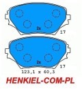 Tarcze hamulcowe wentylowane MIKODA 2252 + KLOCKI TEXTAR 2358501 - TOYOTA RAV 4 II ( XA2 ) - OŚ PRZEDNIA