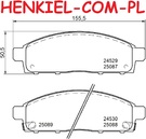 Tarcze hamulcowe wentylowane MIKODA 0940 + KLOCKI QUARO QP7379C ceramiczne - MITSUBISHI L200 / TRITON (KA_T, KB_T) L200 / TRITON Platforma/Podwozie (KA_T, KB_T) - OŚ PRZEDNIA