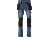 SPODNIE ROBOCZE MONTERSKIE STRETCH JEANS DARK BLUE r. M YATO YT-79051