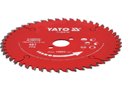 TARCZA WIDIOWA TCT PTFE DO ALUMINIUM WĘGLIK WOLFRERAMU 140mm 20mm 48T YATO YT-608750