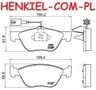 Klocki hamulcowe QUARO QP1129C  ceramiczne - ALFA ROMEO 145 146 147 155 156 166 GT (937_) GTV (916_) SPIDER (916_) FIAT BRAVA (182_) BRAVO I (182_) COUPE (175_) MAREA (185_) MULTIPLA (186_) LANCIA DEDRA (835_) DELTA II KAPPA (838_) LYBRA (839_) - OŚ PRZEDNIA