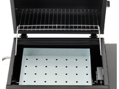 PRZENOŚNY GRILL WĘGLOWY DELUXE ROŻEN BBQ, RUSZT 39,5 X 29,5CM LUND 99928 