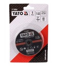 TARCZA DO CIĘCIA METALU dla YT-09715 YT-09717 75mm x 2mm x 9,5mm kpl. 5szt. YATO YT-0994