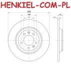 Tarcze hamulcowe pełne MIKODA 0546 + KLOCKI MIKODA 70546 - CITROEN C5 III PEUGEOT 407 607 - OŚ TYLNA