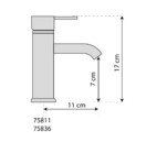 BATERIA UMYWALKOWA STOJĄCA KRAN RETRO BRONZE 2 ANTYCZNE ZŁOTO MOSIĄDZ FALA 75836