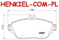 Tarcze hamulcowe wentylowane MIKODA 1489 + KLOCKI QUARO QP4012C ceramiczne - MERCEDES KLASA A (W176) KLASA B (W246, W242) CLA Coupe (C117) CLA Shooting Brake (X117) KLASA GLA (X156) - OŚ PRZEDNIA