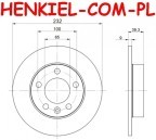 Tarcza hamulcowa pełna wysoko nawęglana QUARO QD5279HC - AUDI A1 A2 A3 TT SEAT ARONA CORDOBA IBIZA III IV V LEON TOLEDO II IV SKODA FABIA I II III OCTAVIA I RAPID ROOMSTER VW BORA GOLF IV NEW BEETLE POLO - OŚ TYLNA