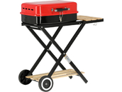 GRILL WĘGLOWY SKŁADANY RUSZT ROŻEN MOŻLIWOŚĆ ZŁOŻENIA 45X33,5CM LUND 99926 