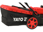 KOSIARKA ELEKTRYCZNA Z SILNIKIEM INDUKCYJNYM KOSZ 45L 1600W 36cm YATO YT-852082