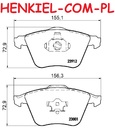 Tarcze hamulcowe wentylowane MIKODA 1324 + KLOCKI QUARO QP3552C ceramiczne -  MAZDA 3 (BK) - OŚ PRZEDNIA