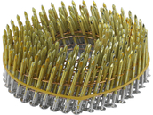 GWOŹDZIE BĘBNOWE DO GWOŹDZIARKI BĘBNOWEJ PIERŚCIENIOWE OCYNKOWANE KOLETOWANE 32mm śr. 2,1mm 7200szt. VOREL 72015