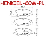 Klocki hamulcowe MIKODA 72628 - LAND ROVER DEFENDER Station Wagon (L663) DISCOVERY IV (L319) DISCOVERY SPORT (L550) DISCOVERY V (L462)RANGE ROVER EVOQUE (L551) RANGE ROVER III (L322) RANGE ROVER IV (L405) RANGE ROVER SPORT I (L320) RANGE ROVER SPORT II (L494) - OŚ PRZEDNIA