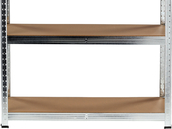 REGAŁ MAGAZYNOWY METALOWY 5 PÓŁEK OCYNK HDF 500kg 180X90X30cm VOREL 78483