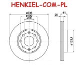 TARCZA HAMULCOWA TEXTAR 982001334 - CHEVROLET AVEO KOLEOS SPARK - OŚ PRZEDNIA