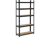 REGAŁ MAGAZYNOWY METALOWY 5 PÓŁEK MALOWANY HDF 500kg 180X90X40cm VOREL 78486