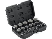 NASADKI DWUNASTOKĄTNE KRÓTKIE 1/2'' kpl. 21 szt. 8-36mm YATO YT-12630