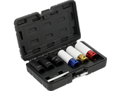 NASADKI UDAROWE DO FELG ALUMINIOWYCH Z WYKRĘTAKAMI 17mm 19mm 21mm kpl. 7el. YATO YT-10559