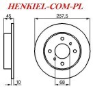 Tarcza hamulcowa MIKODA 1510  - NISSAN ALMERA II PRIMERA - OŚ TYLNA