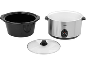 WOLNOWAR GARNEK CERAMICZNY SLOW COOKER 3 TRYBY 5,6L 320W INOX LUND 67661