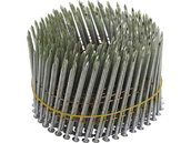 GWOŹDZIE BĘBNOWE DO GWOŹDZIARKI BĘBNOWEJ PIERŚCIENIOWE OCYNKOWANE KOLETOWANE 75mm śr. 2,5mm 3600szt. VOREL 72020