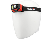 LATARKA LAMPKA CZOŁOWA AKUMULATOROWA Z REGULACJĄ I CZUJNIKIEM RUCHU 1000lm IP65 3,7V 1200mAh YATO YT-085942