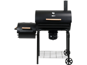 GRILL WĘGLOWY Z WĘDZARNIĄ XXL RUSZT ROŻEN 64X37 2 KOMORY LUND 99909 