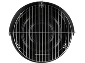 KLASYCZNY OKRĄGŁY GRILL WĘGLOWY, CHROMOWANY RUSZT ROŻEN 36CM LUND 99923 