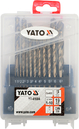 ZESTAW WIERTEŁ KOBALTOWYCH WIERTŁA DO METALU CO-HSS 1-10mm 19szt. YATO YT-41604