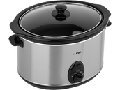 WOLNOWAR GARNEK CERAMICZNY SLOW COOKER 3 TRYBY 5,6L 320W INOX LUND 67661