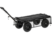 WÓZEK OGRODOWY XL 450KG Z POKROWCEM KOŁA 13