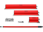 ZESTAW SZPACHLI NOŻY WYKOŃCZENIOWYCH DO GŁADZI PVC 250/600/800mm Z WALIZKĄ 5el. YATO YT-52225
