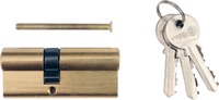 WKŁADKA MOSIĘŻNA BĘBENKOWA DO ZAMKA 67MM 3-KLUCZE 31/36 VOREL 77204