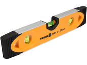 POZIOMNICA TORPEDO 230MM KORPUS Z TWORZYWA PODSTAWA MAGNETYCZNA VOREL 16301