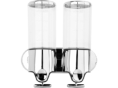 DOZOWNIK MYDŁA W PŁYNIE NAŚCIENNY 2X500 ML CHROM FALA 69391