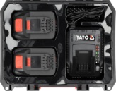 ZESTAW AKUMULATOR BATERIA 2x 18V LI-ION 4Ah + ŁADOWARKA + WALIZKA YATO YT-828510